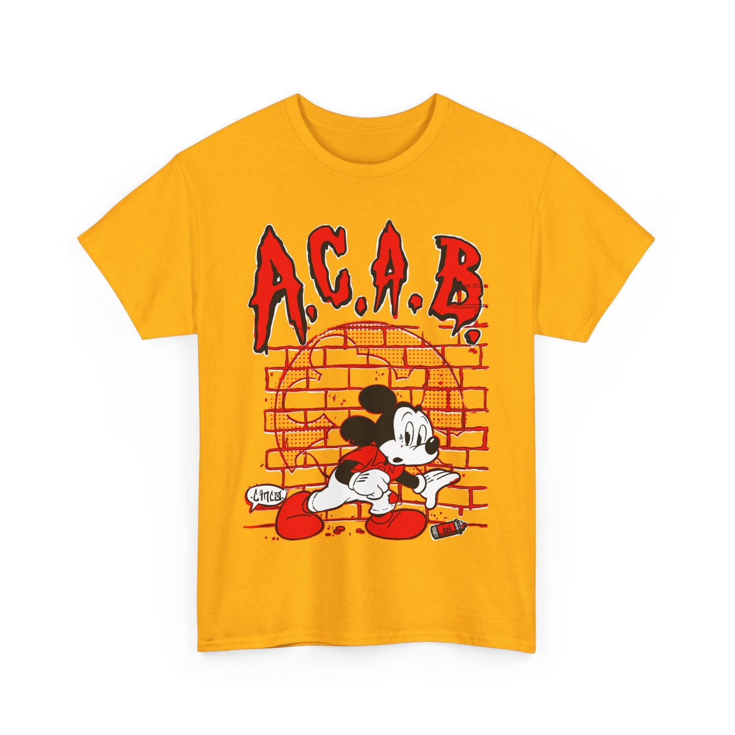 ACAB Tagger Mouse- Unisex Heavy Cotton Tee