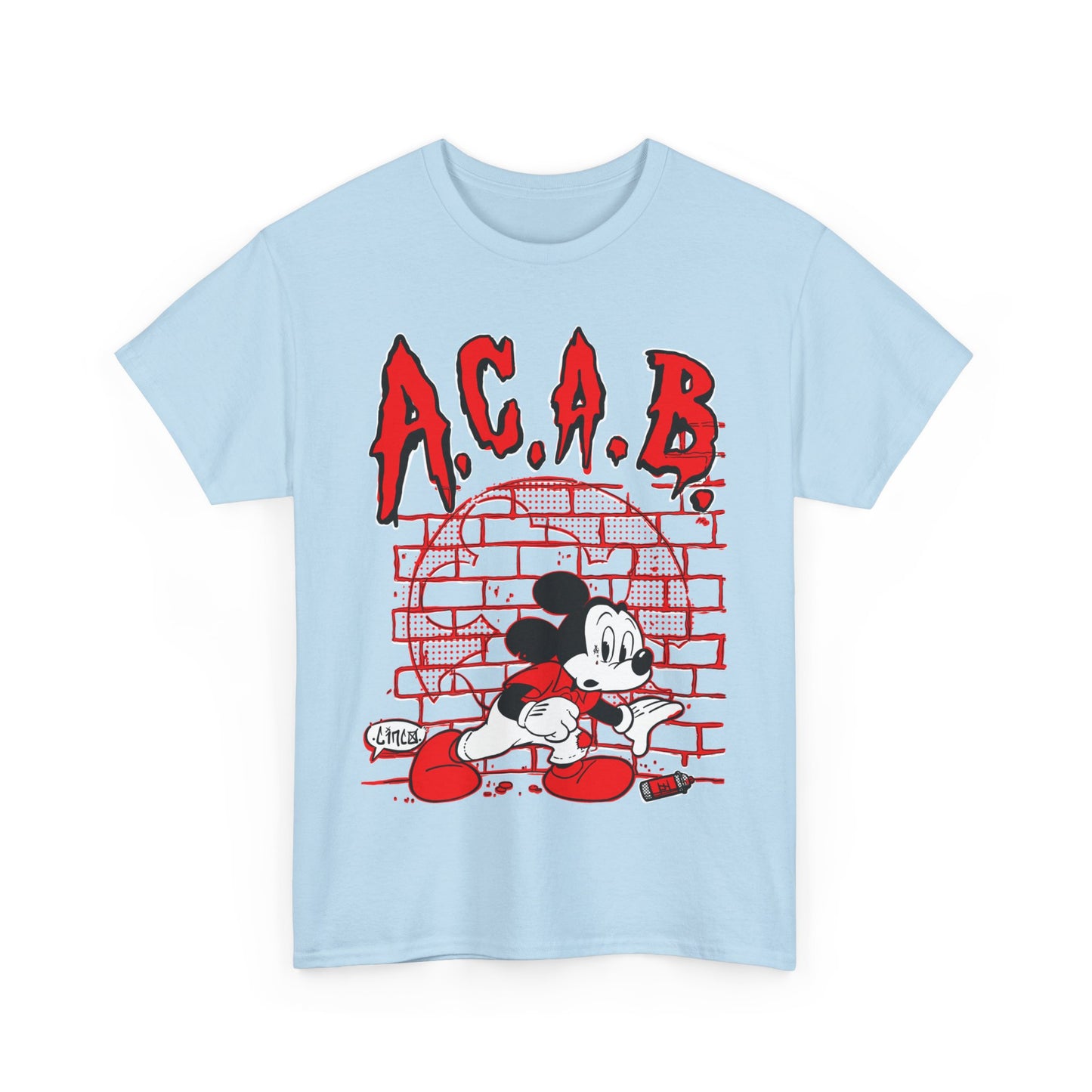 ACAB Tagger Mouse- Unisex Heavy Cotton Tee