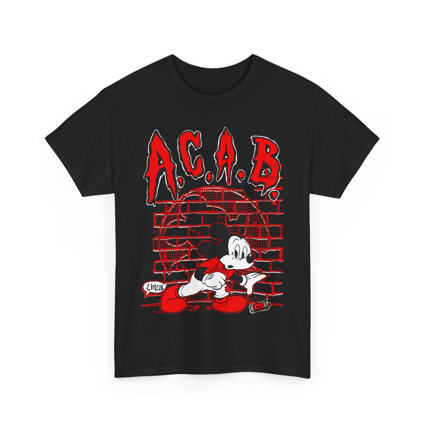 ACAB Tagger Mouse- Unisex Heavy Cotton Tee