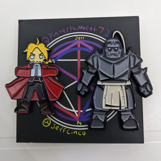 Equivalent Exchange Bros. Pin Set